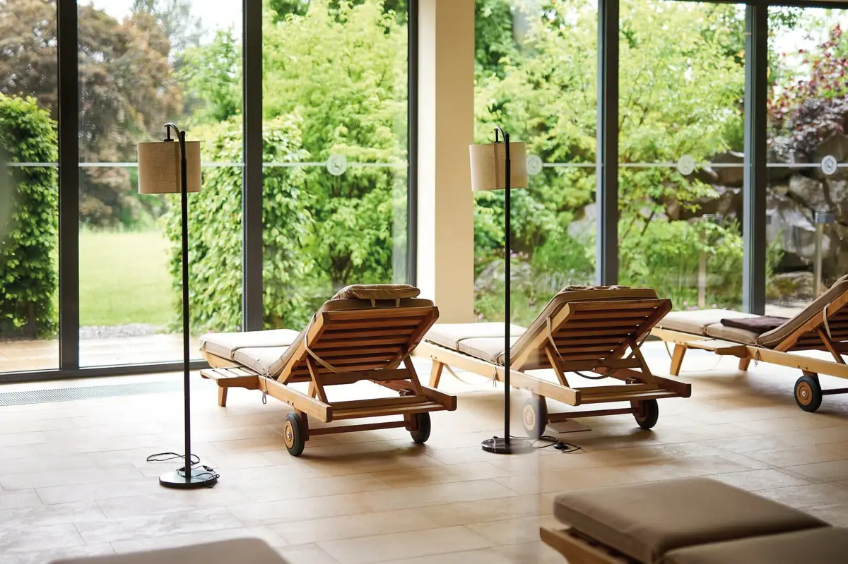 Area relax presso l'A-ROSA Ifen Hotel Kleinwalsertal