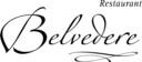 Logo del ristorante Belvedere in caratteri neri 