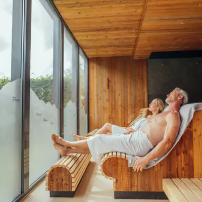 Sauna all’A-ROSA Ifen Hotel Kleinwalsertal  